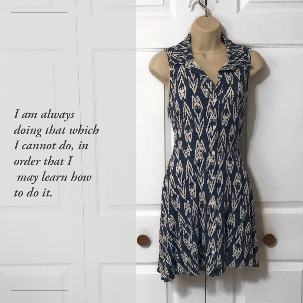 Blue Windsor Dress